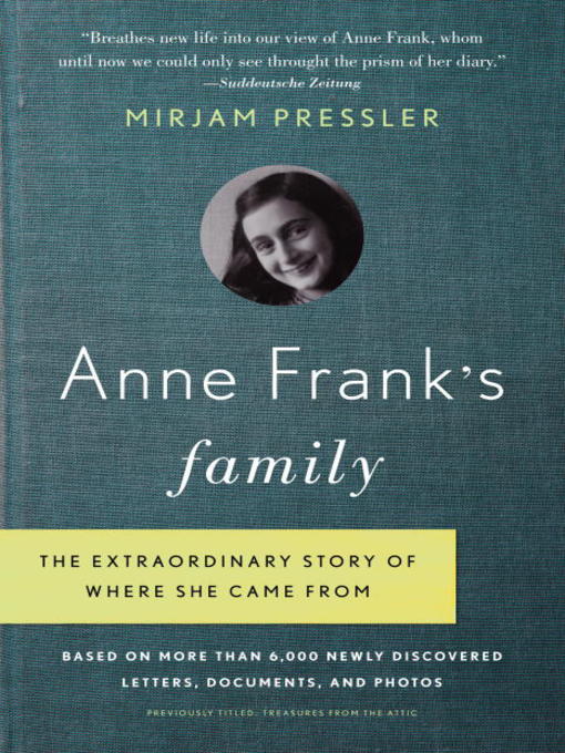 Title details for Anne Frank's Family by Mirjam Pressler - Available
